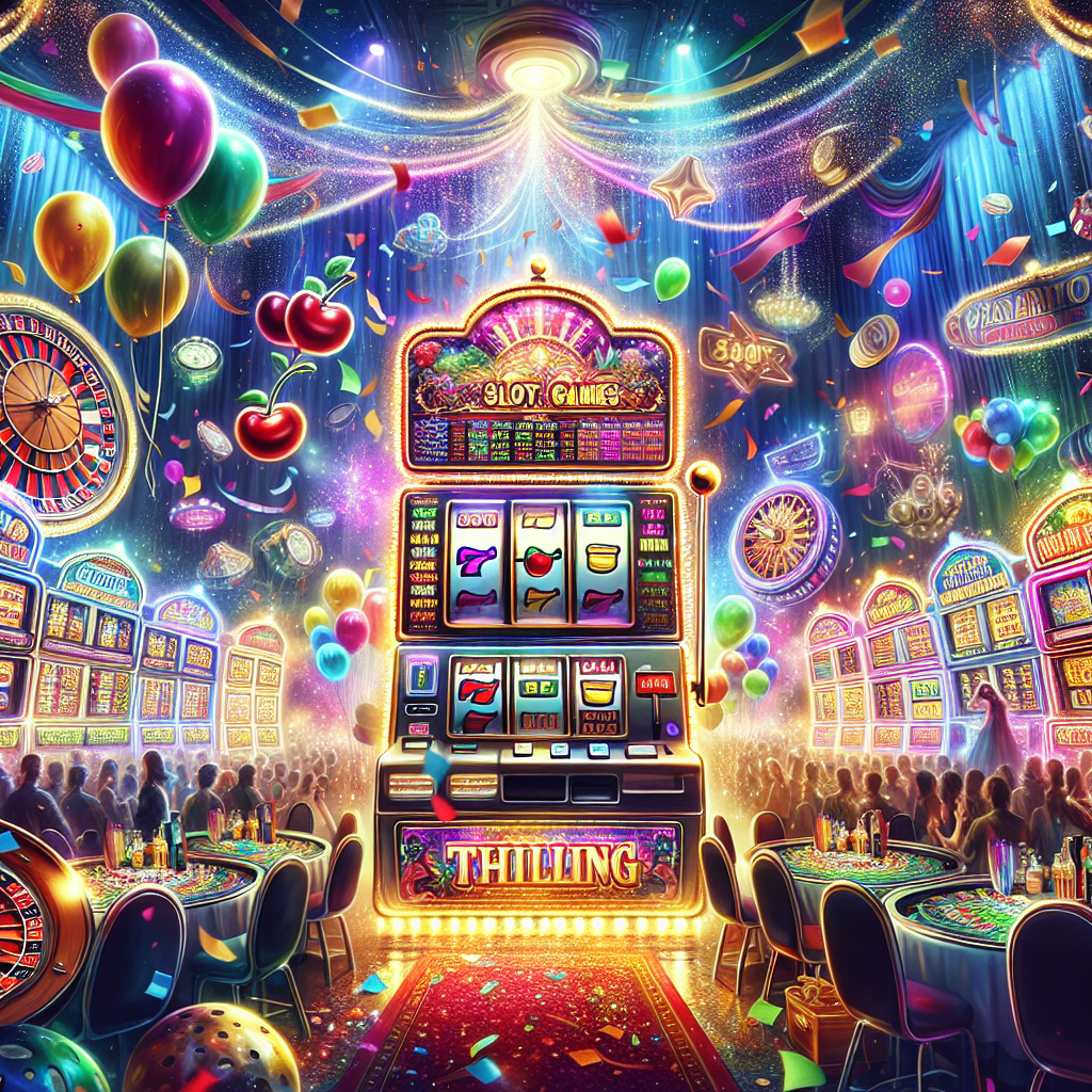 Promotional banner for slot games